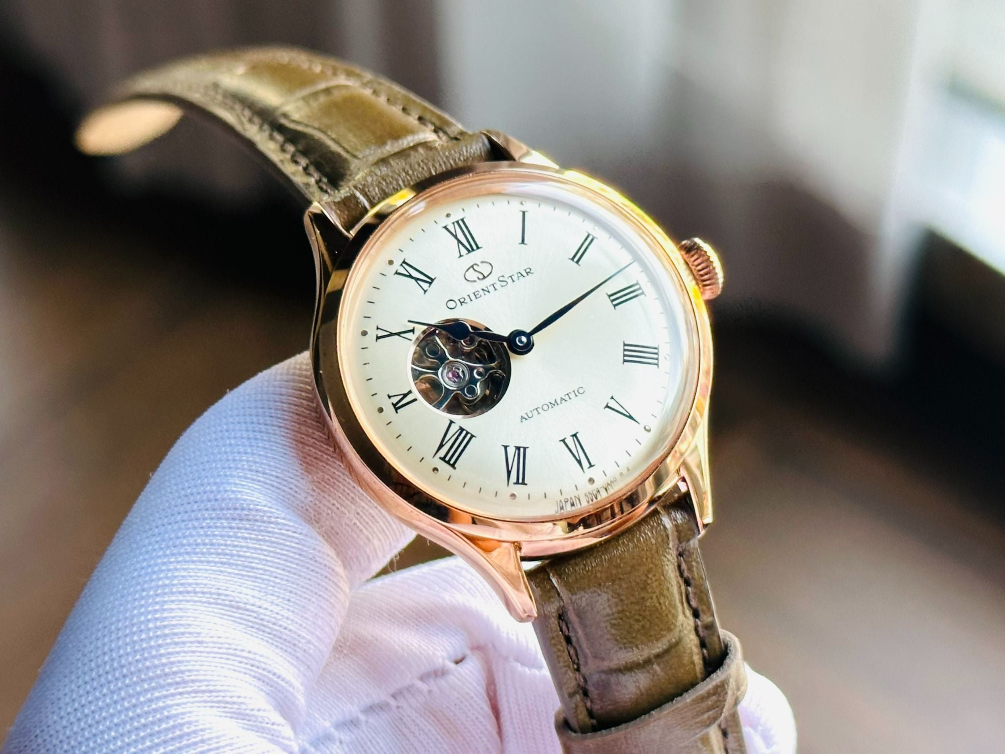 Orient Star Nữ Automatic Semi Skeleton RK-ND0003S (Nội Địa Nhật Made in Japan)