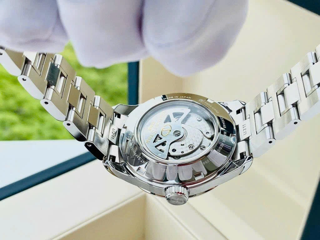 Orient Star Automatic Open Heart WHITE RE-AT0003S ( Made In Japan)