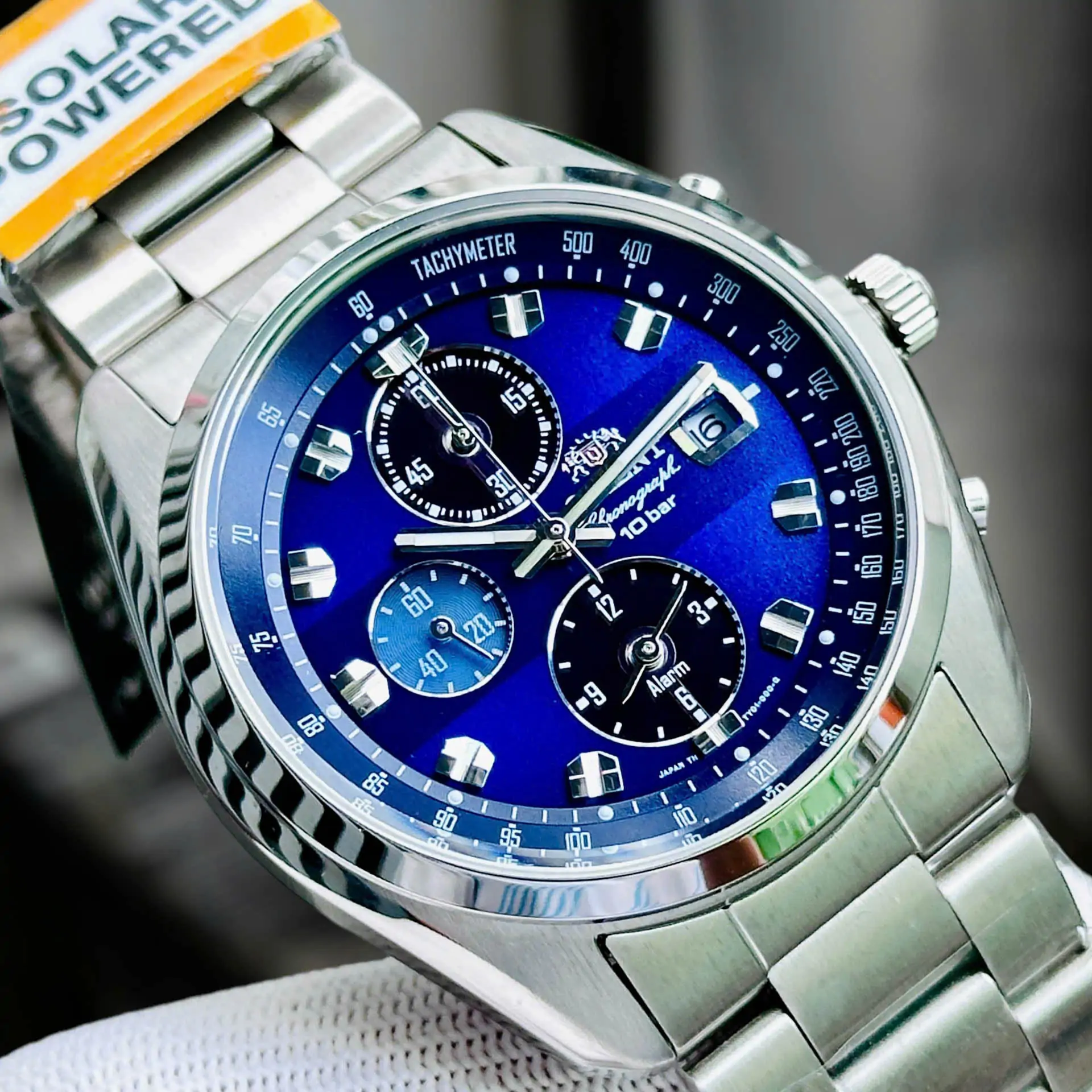 Orient Sports Solar Chronograph WV0011TY (Nội Địa Nhật, Made in Japan)
