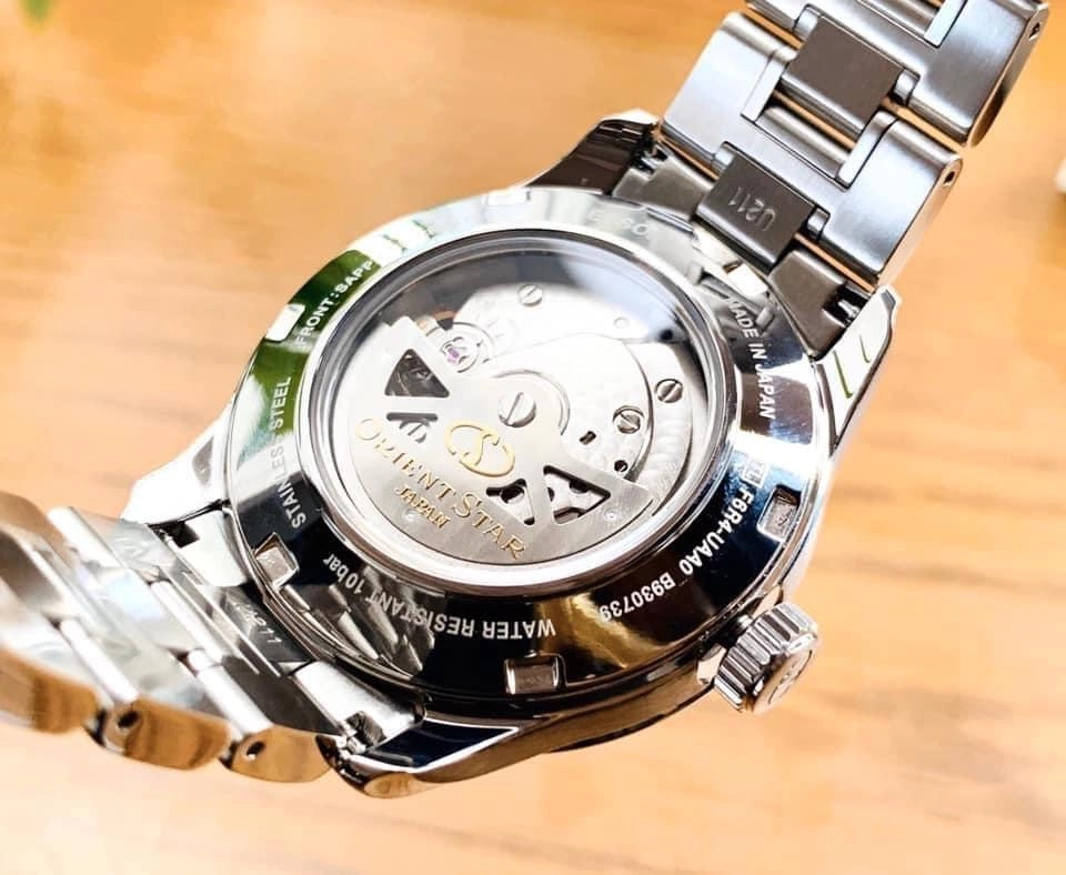 Orient Star Automatic Open Heart Xanh Lục Ngọc Bảo RE-AT0002E (Made In Japan)