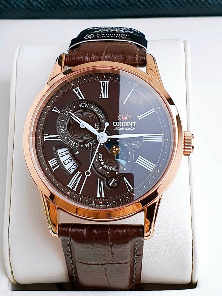 Cặp đôi Orient Sun and Moon Gen3 và Orient Open Heart RN-AK0002J  , RN-AG0727J (Nội địa Nhật, Made in Japan)
