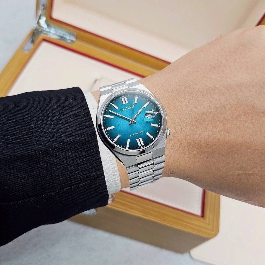 Citizen Automatic Tsuyosa Mechanical Blue Ice Multiple NB1051-56W