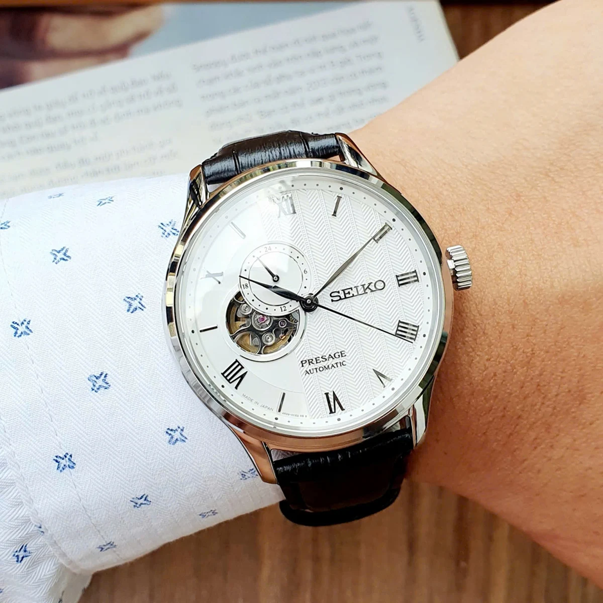 Seiko Automatic Presage Open Heart SARY095