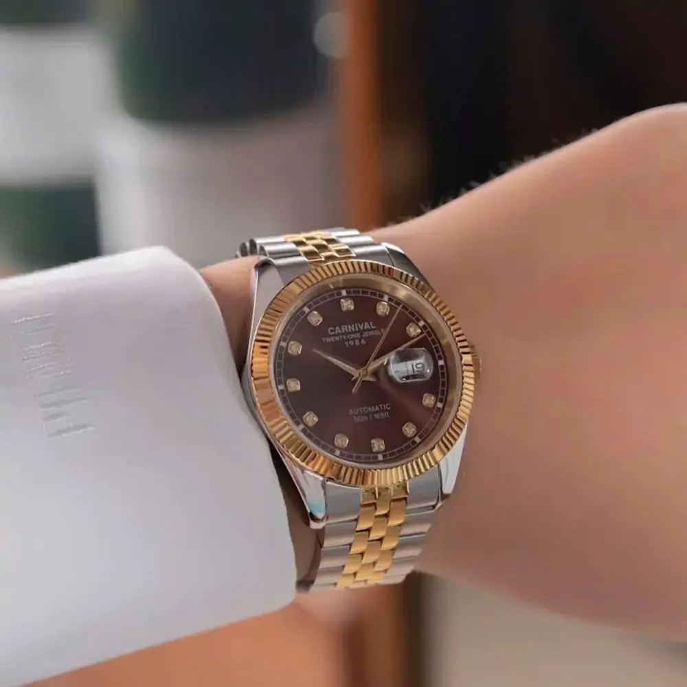 Đồng hồ Carnival Nam Automatic Form Rolex