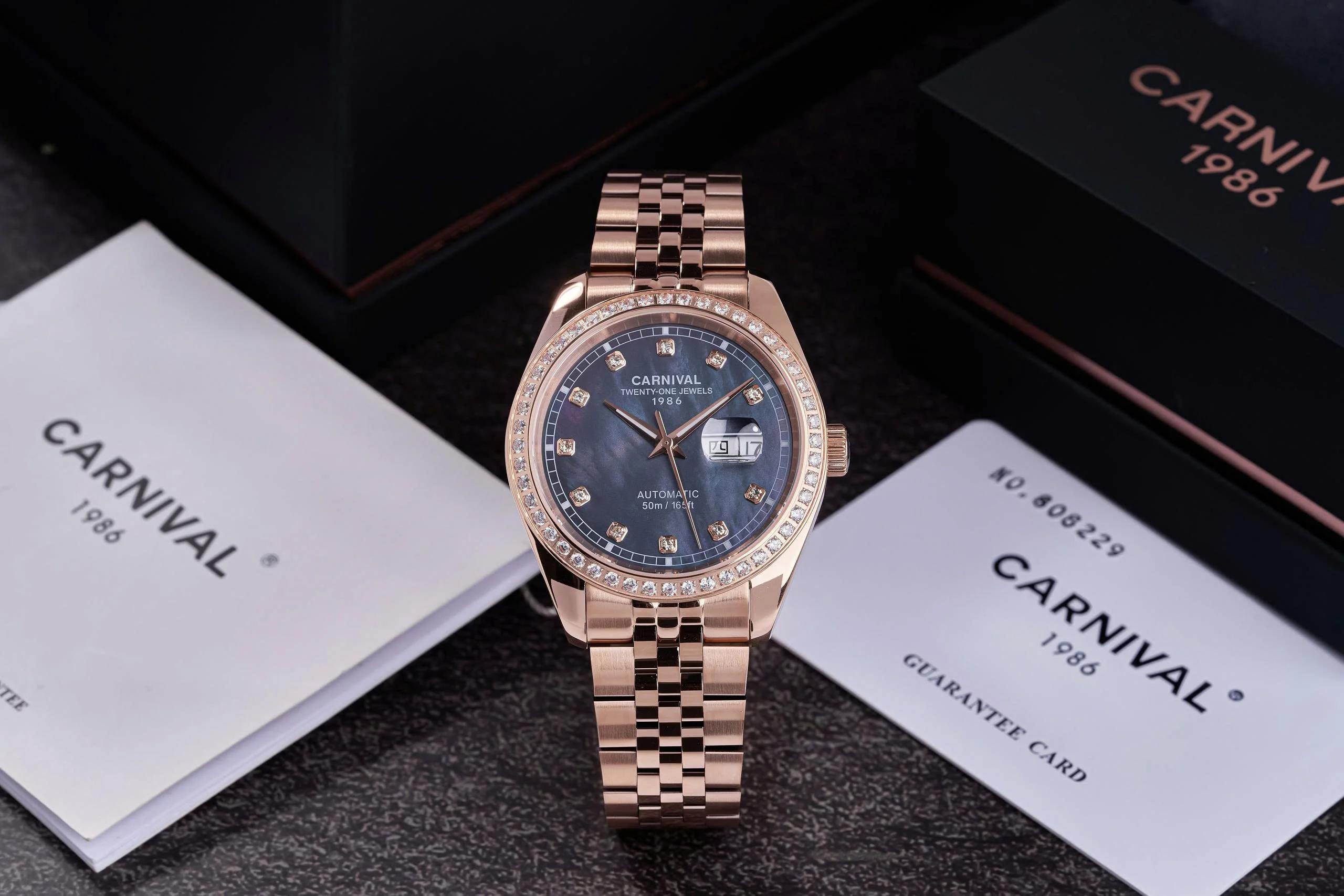 Đồng hồ Carnival Nam Automatic Form Rolex