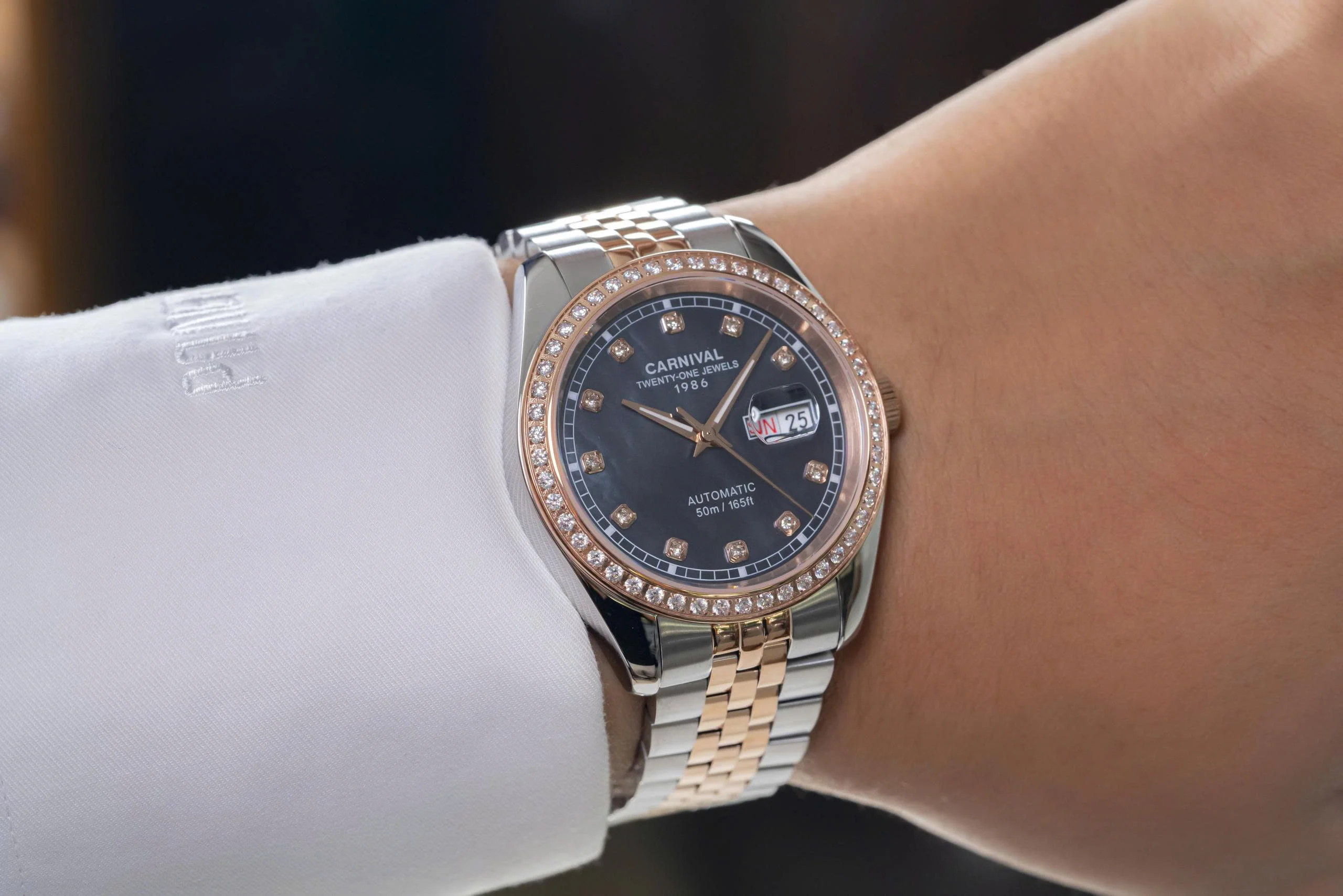 Đồng hồ Carnival Nam Automatic Form Rolex