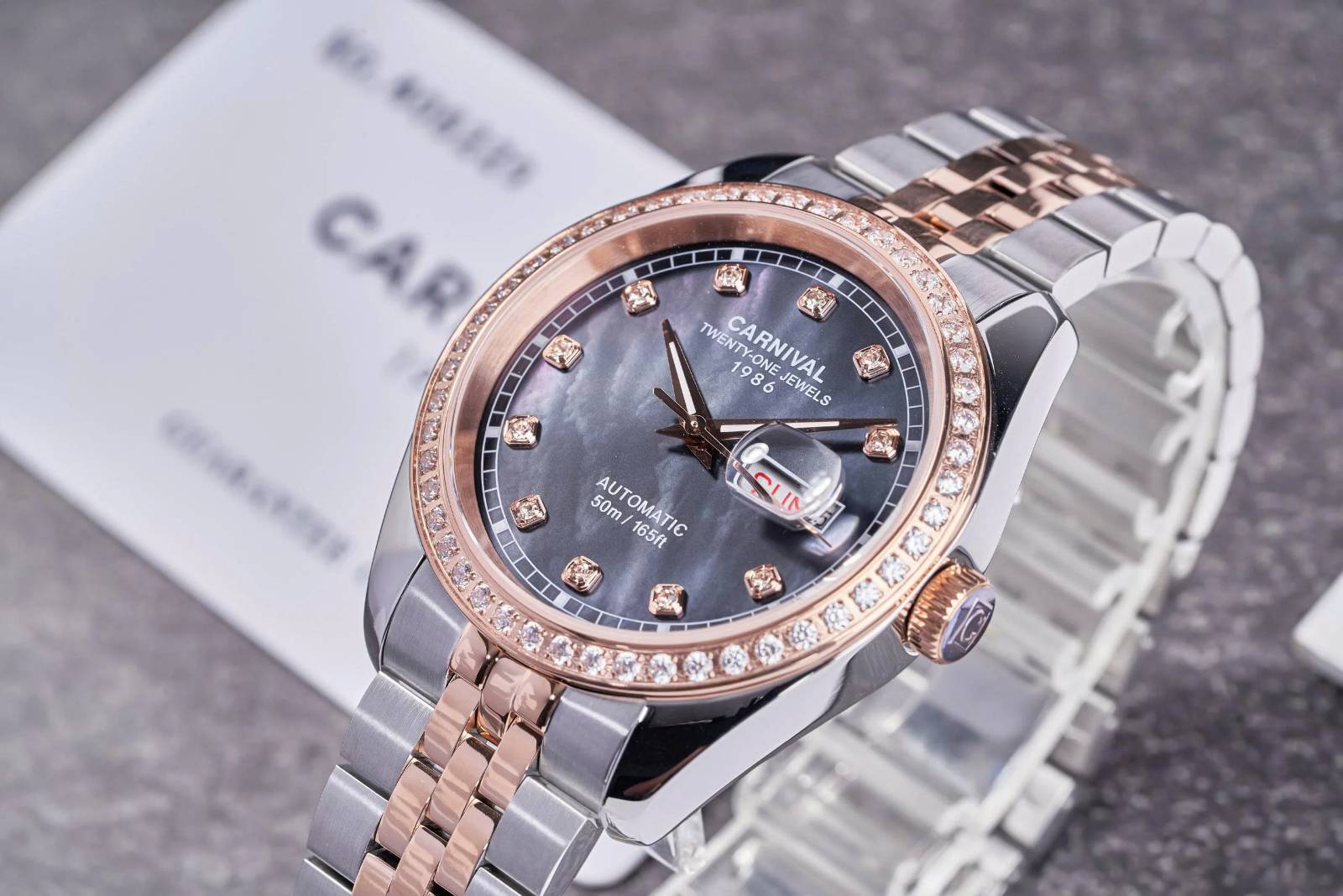 Đồng hồ Carnival Nam Automatic Form Rolex