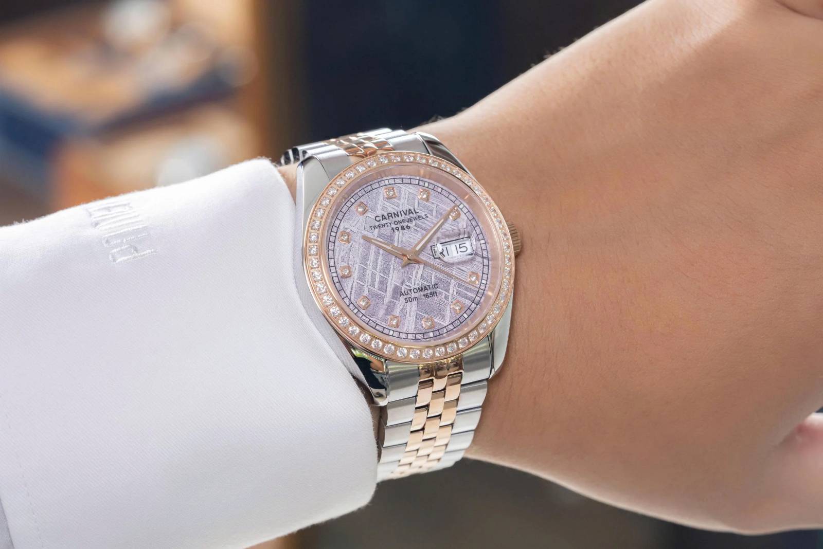 Đồng hồ Carnival Nam Automatic Form Rolex