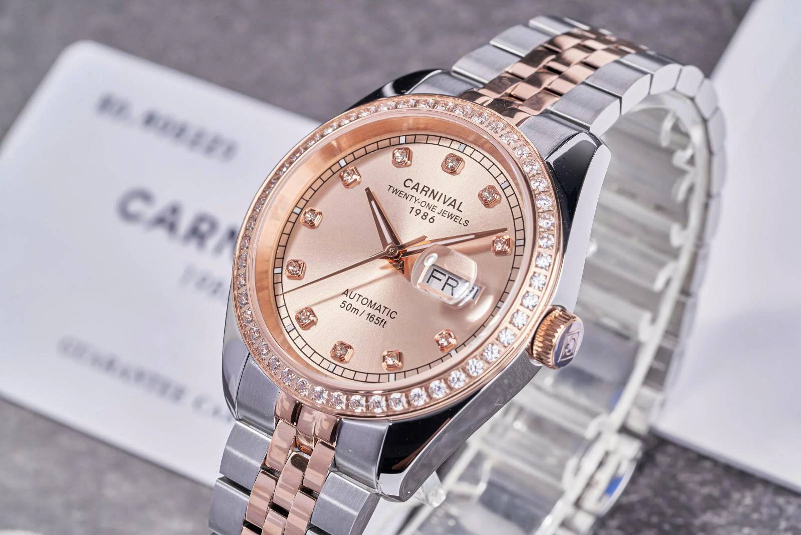Đồng hồ Carnival Nam Automatic Form Rolex