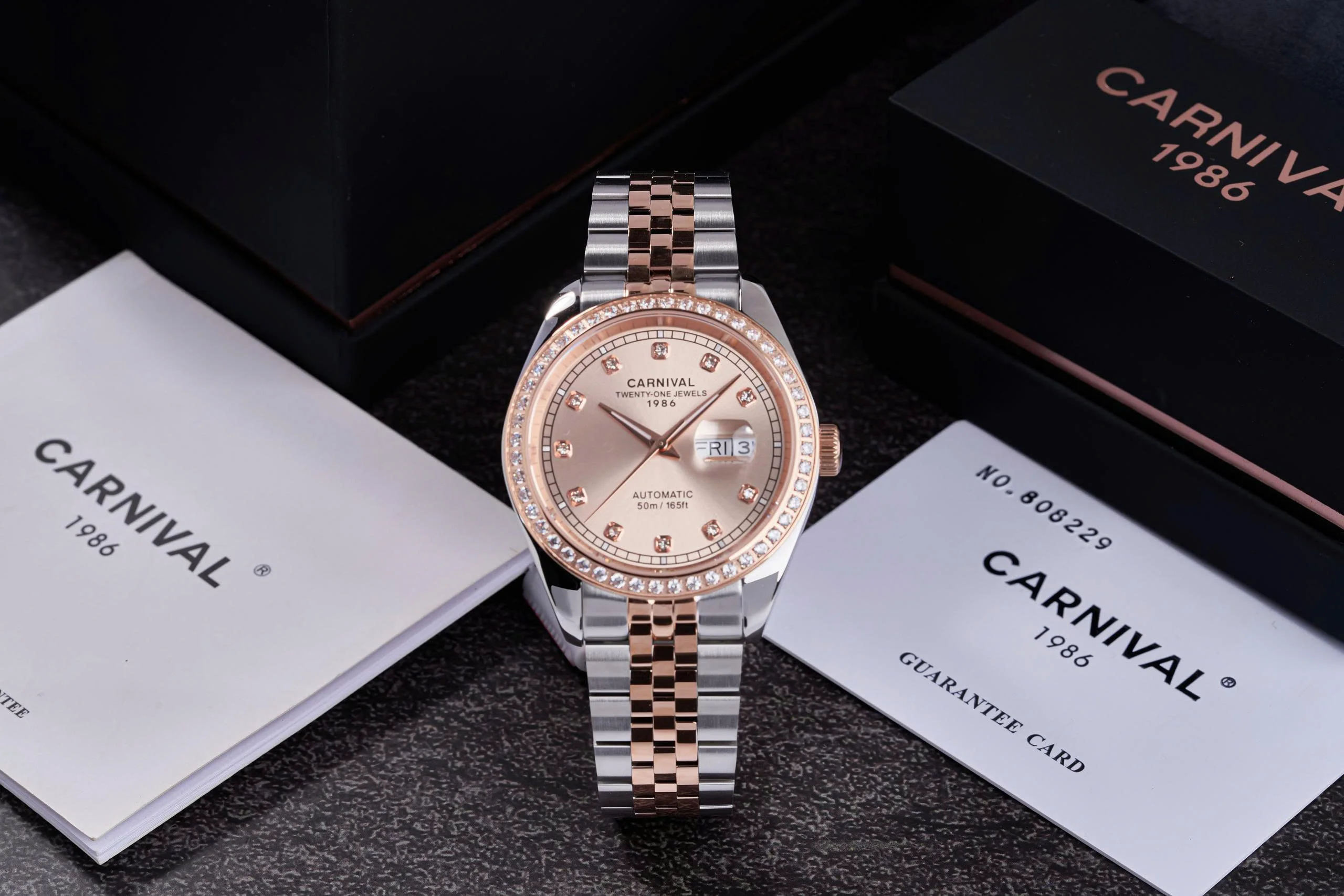 Đồng hồ Carnival Nam Automatic Form Rolex
