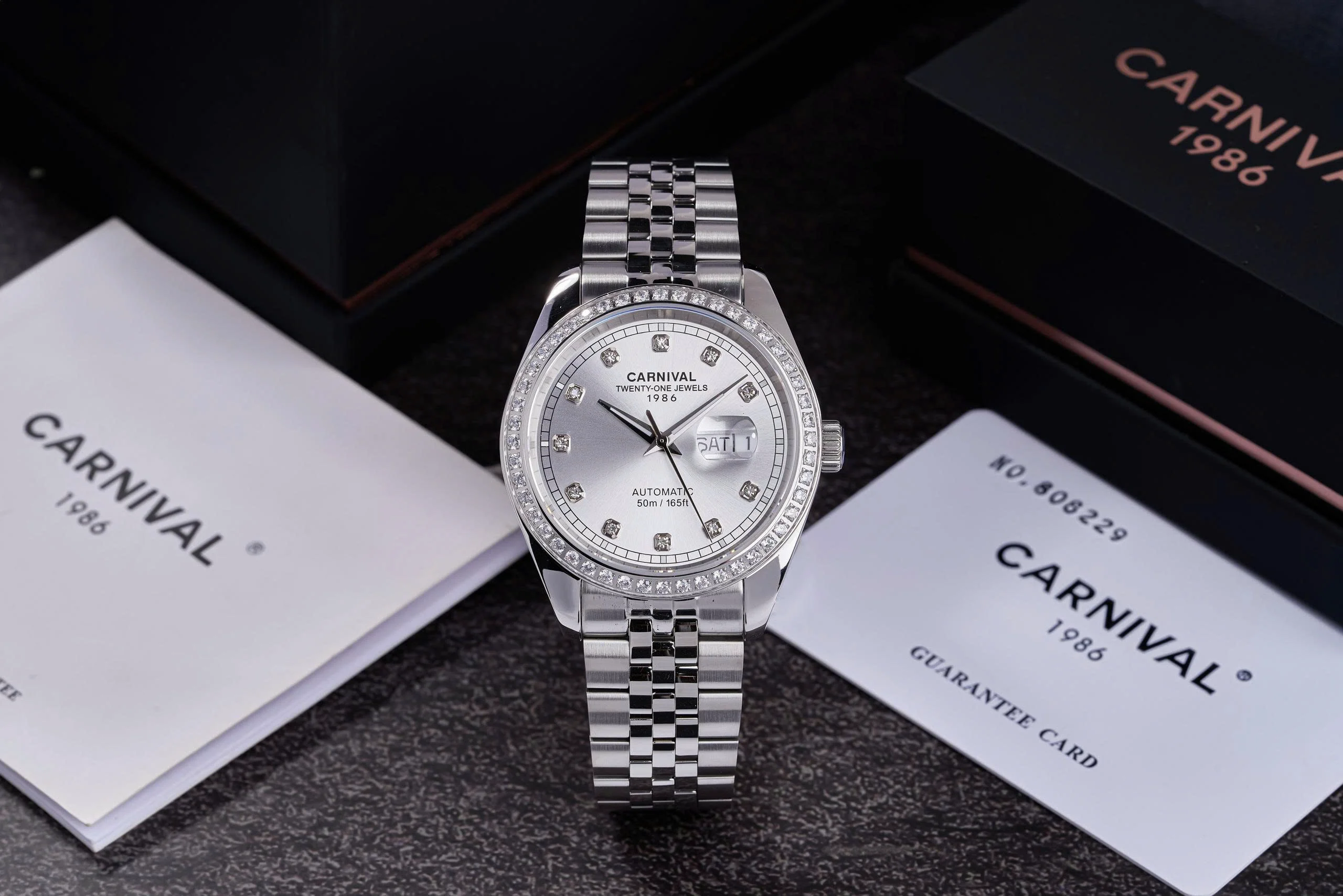 Đồng hồ Carnival Nam Automatic Form Rolex