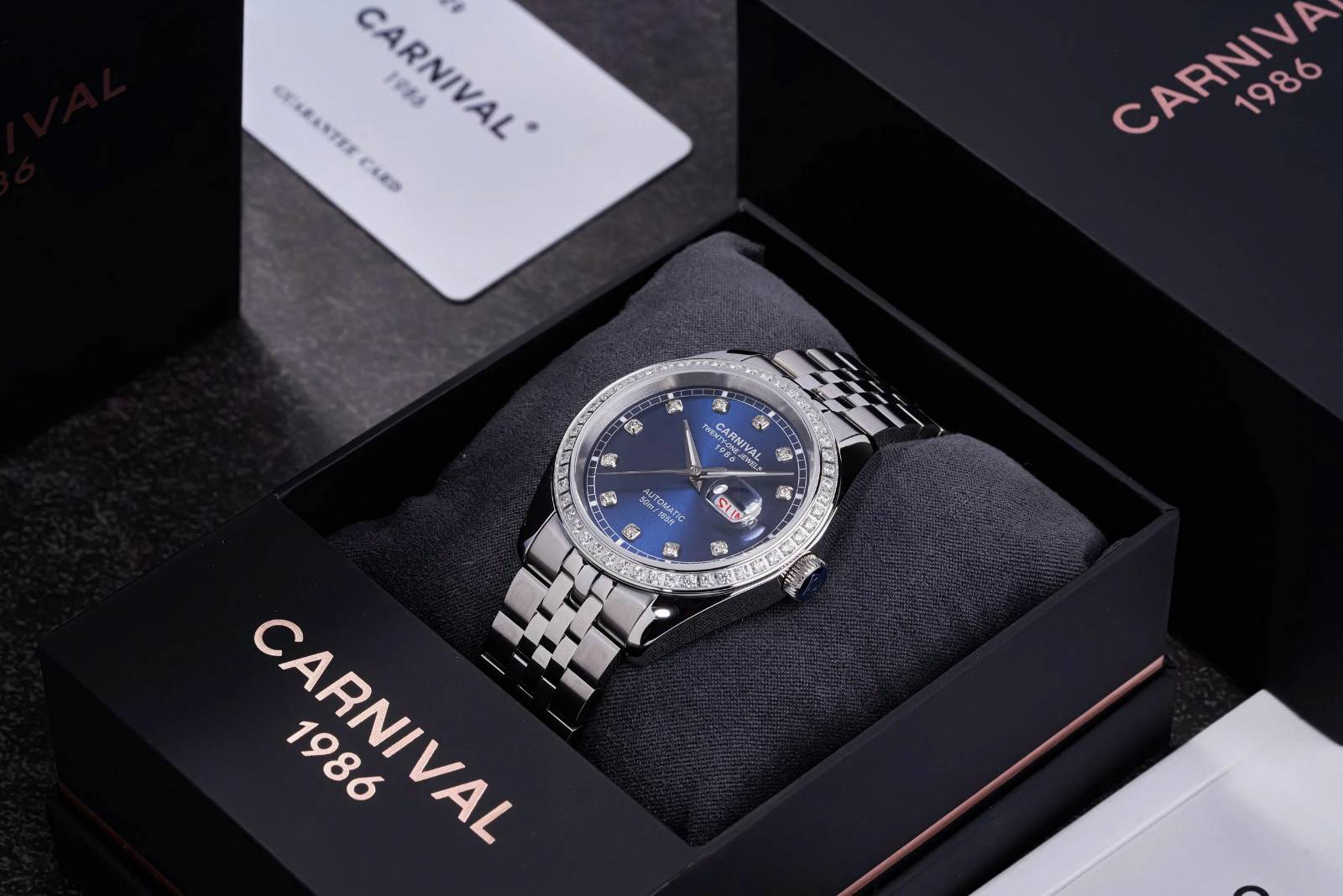 Đồng hồ Carnival Nam Automatic Form Rolex
