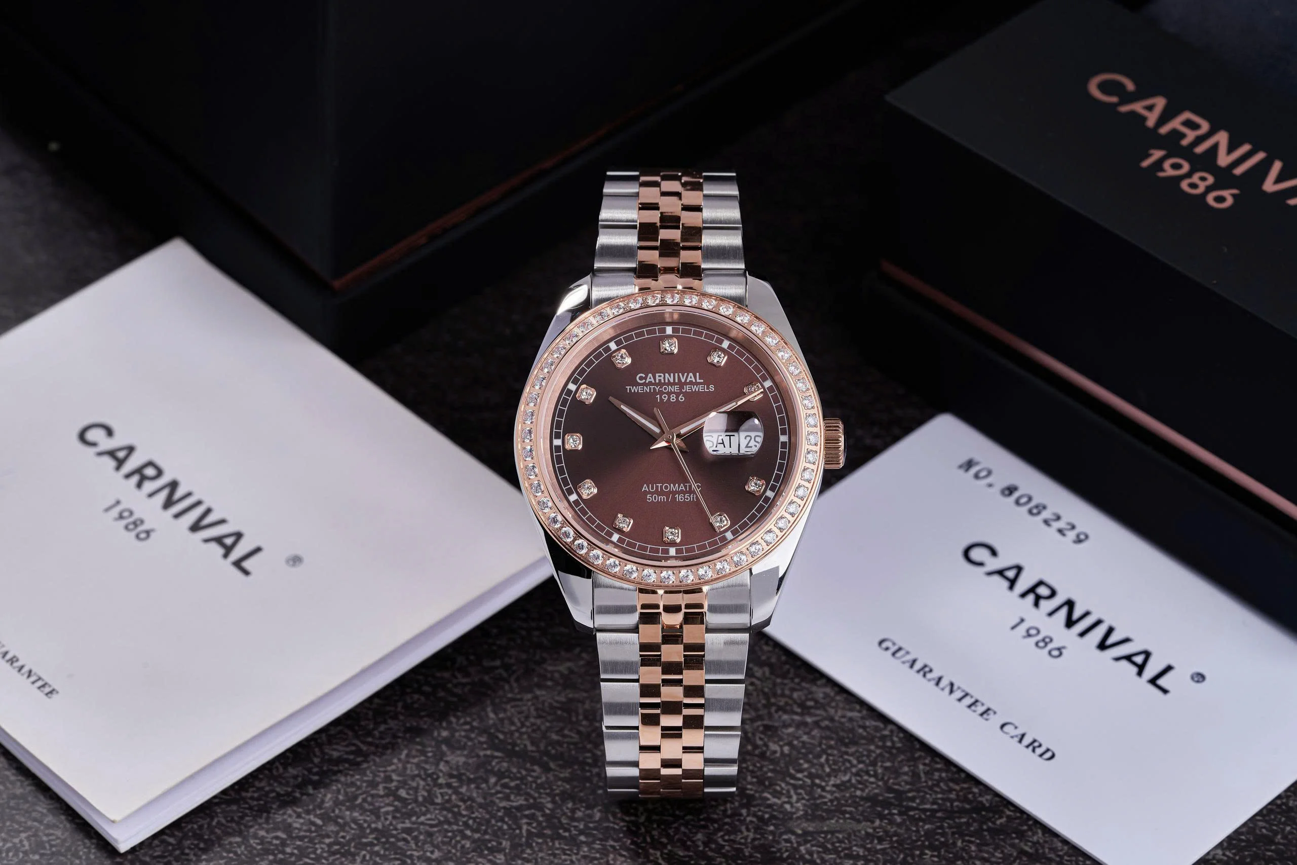 Đồng hồ Carnival Nam Automatic Form Rolex