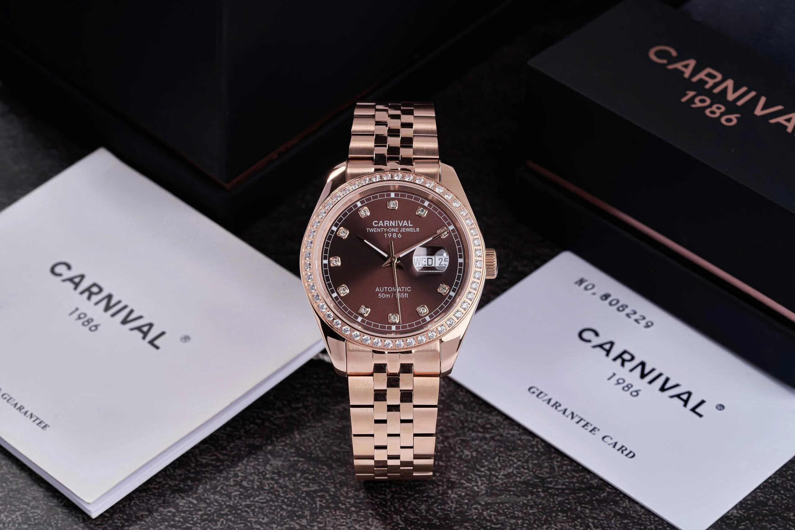 Đồng hồ Carnival Nam Automatic Form Rolex