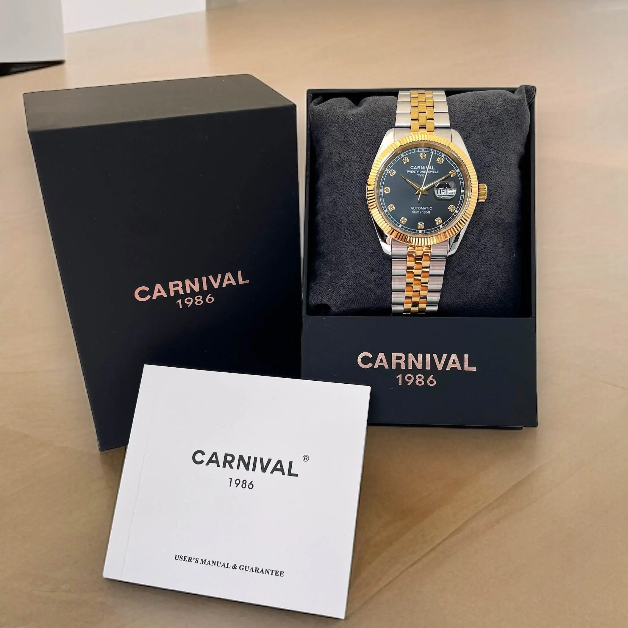 Đồng hồ Carnival Nam Automatic Form Rolex