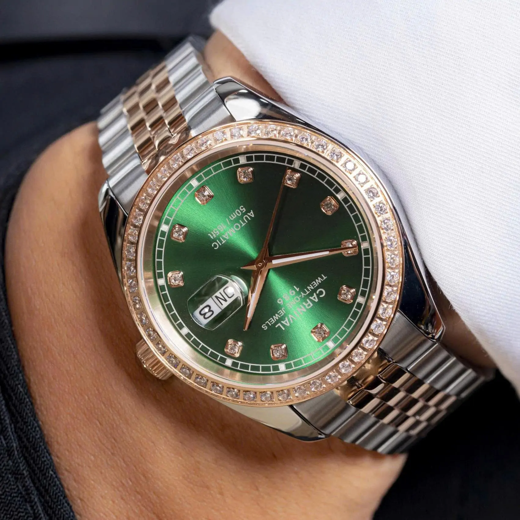 Đồng hồ Carnival Nam Automatic Form Rolex