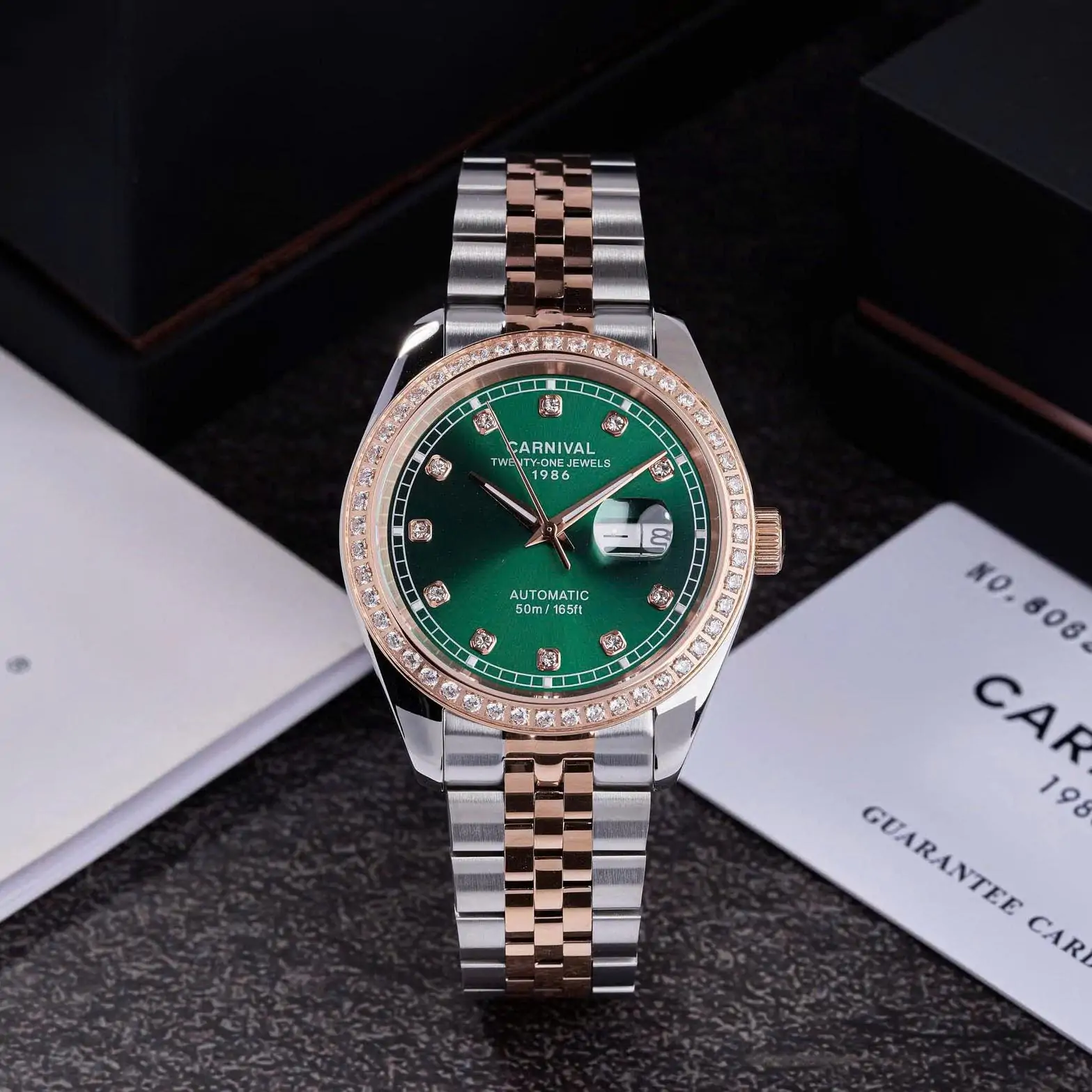 Đồng hồ Carnival Nam Automatic Form Rolex