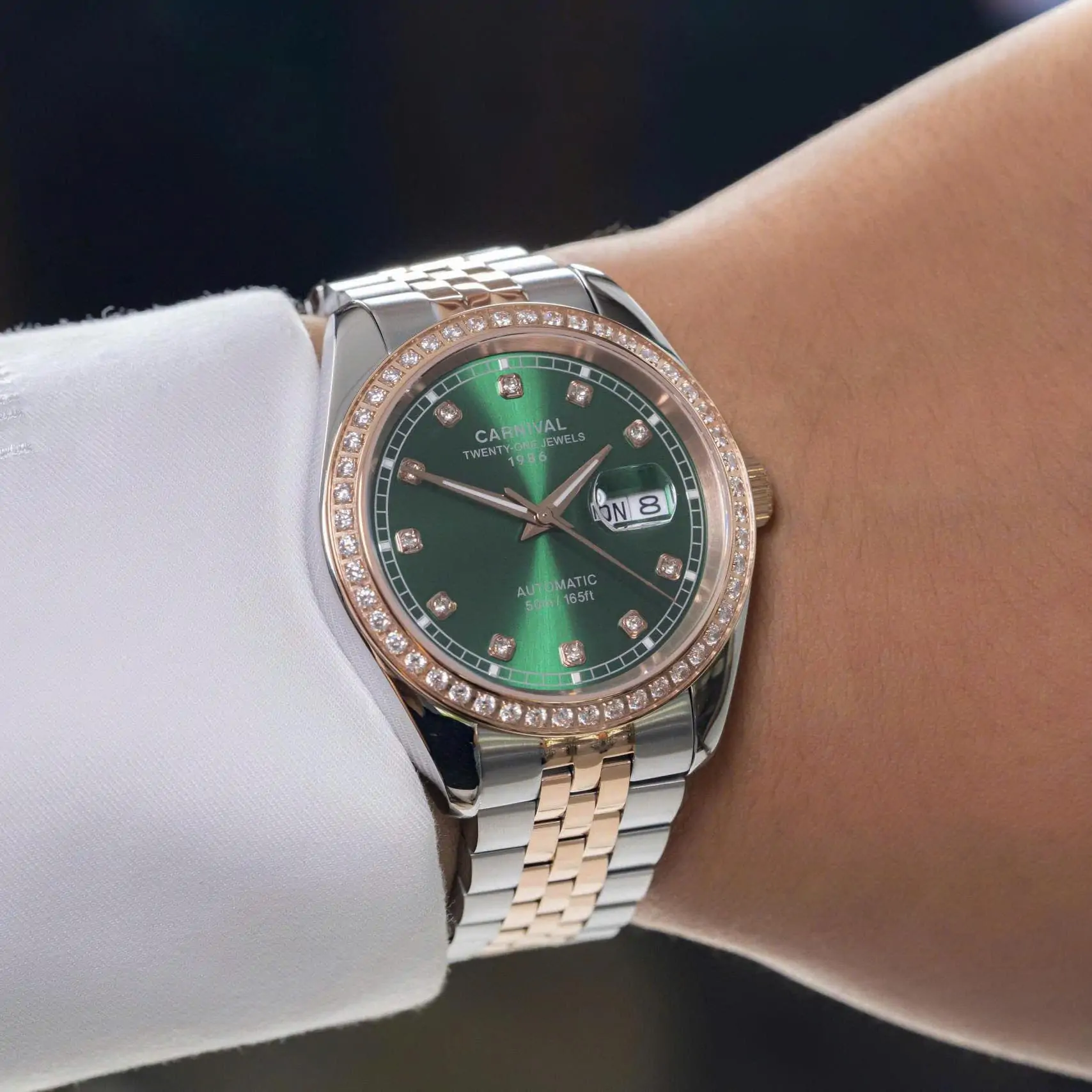 Đồng hồ Carnival Nam Automatic Form Rolex