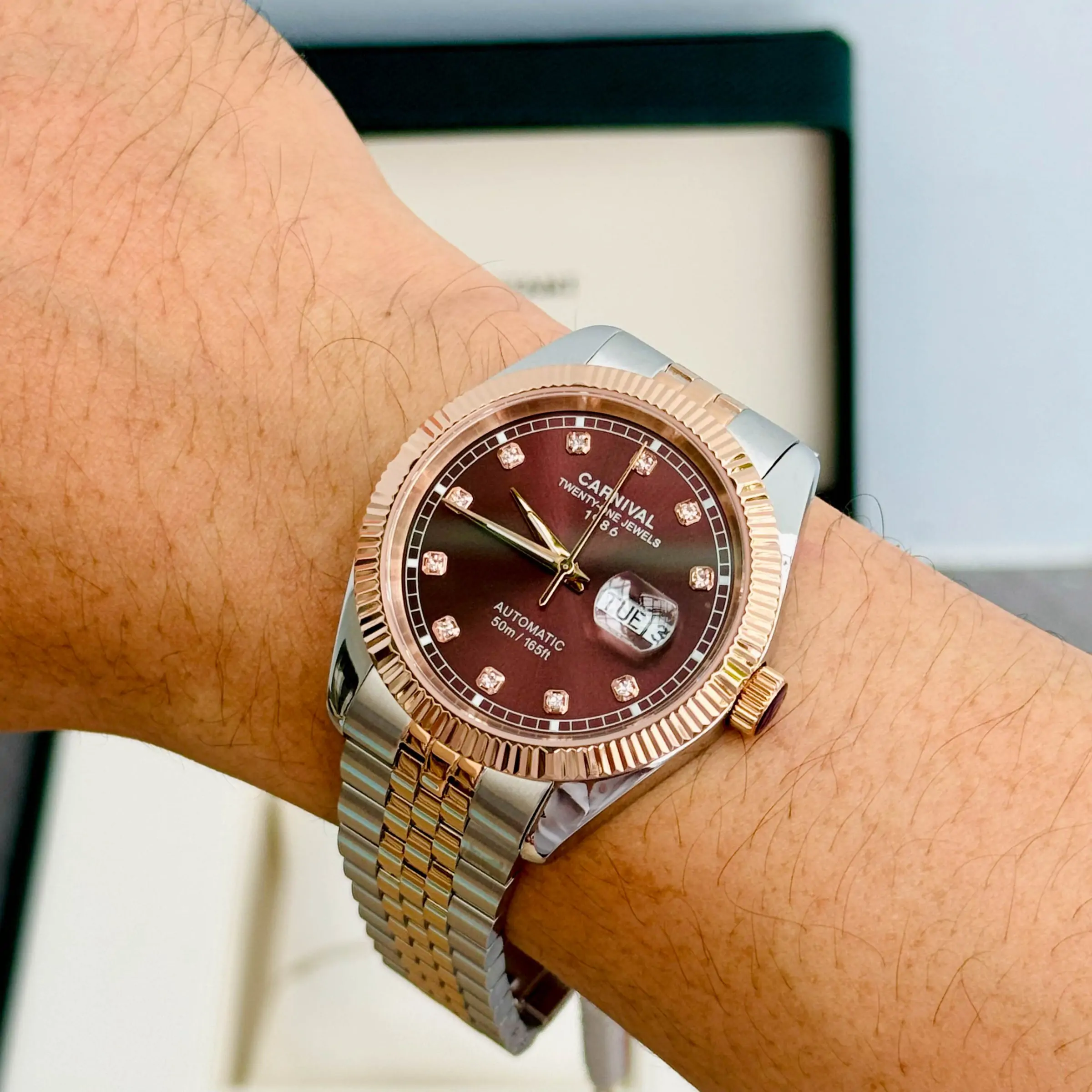 Đồng hồ Carnival Nam Automatic Form Rolex