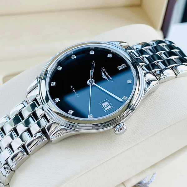 Đồng hồ nam Longines Flagship Diamond Black Automatic