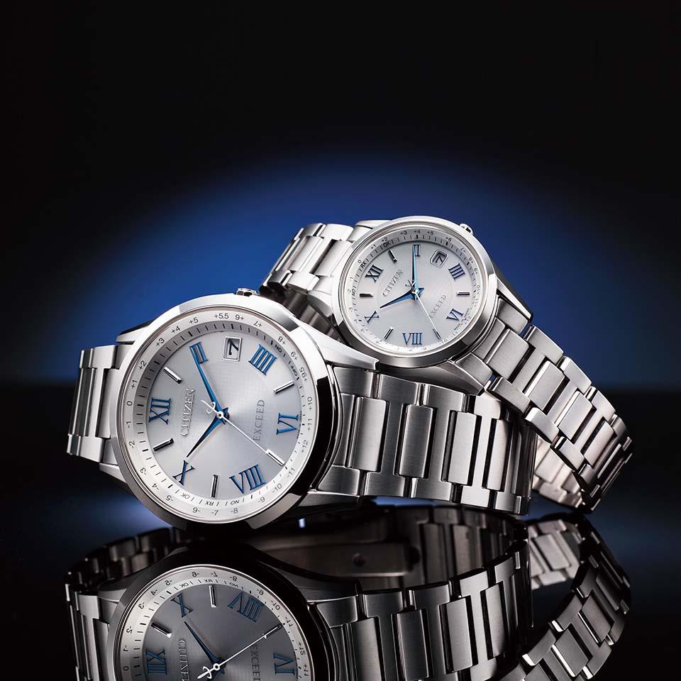 Đồng hồ cặp đôi Citizen Exceed CB1110-61A / ES9370-62A