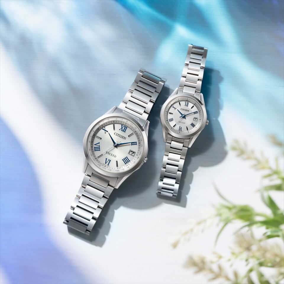 Đồng hồ cặp đôi Citizen Exceed CB1110-61A / ES9370-62A