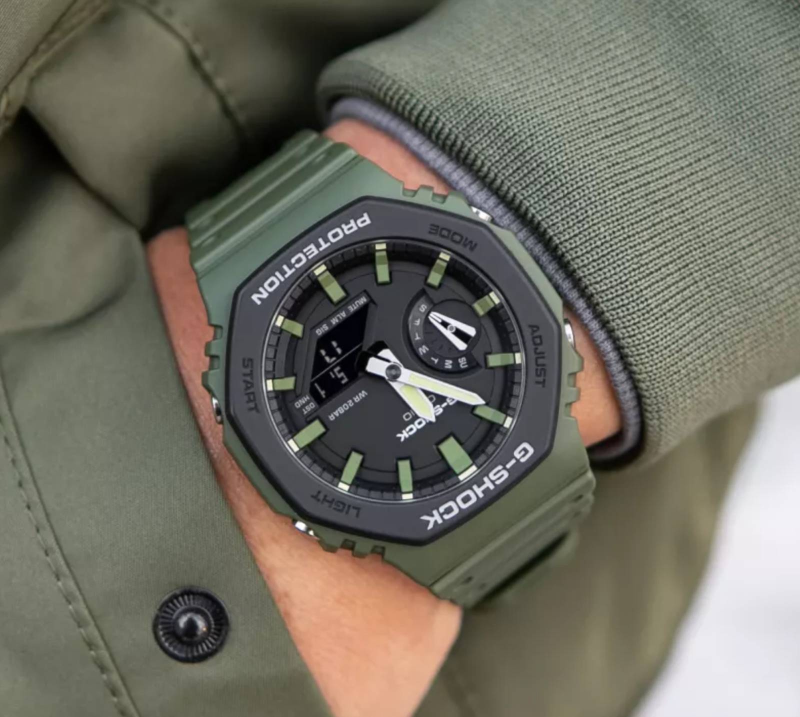 Đồng hồ Casio G-Shock Protection (Hàng trưng bày 98%, vẫn còn tag, chưa qua sử dụng)