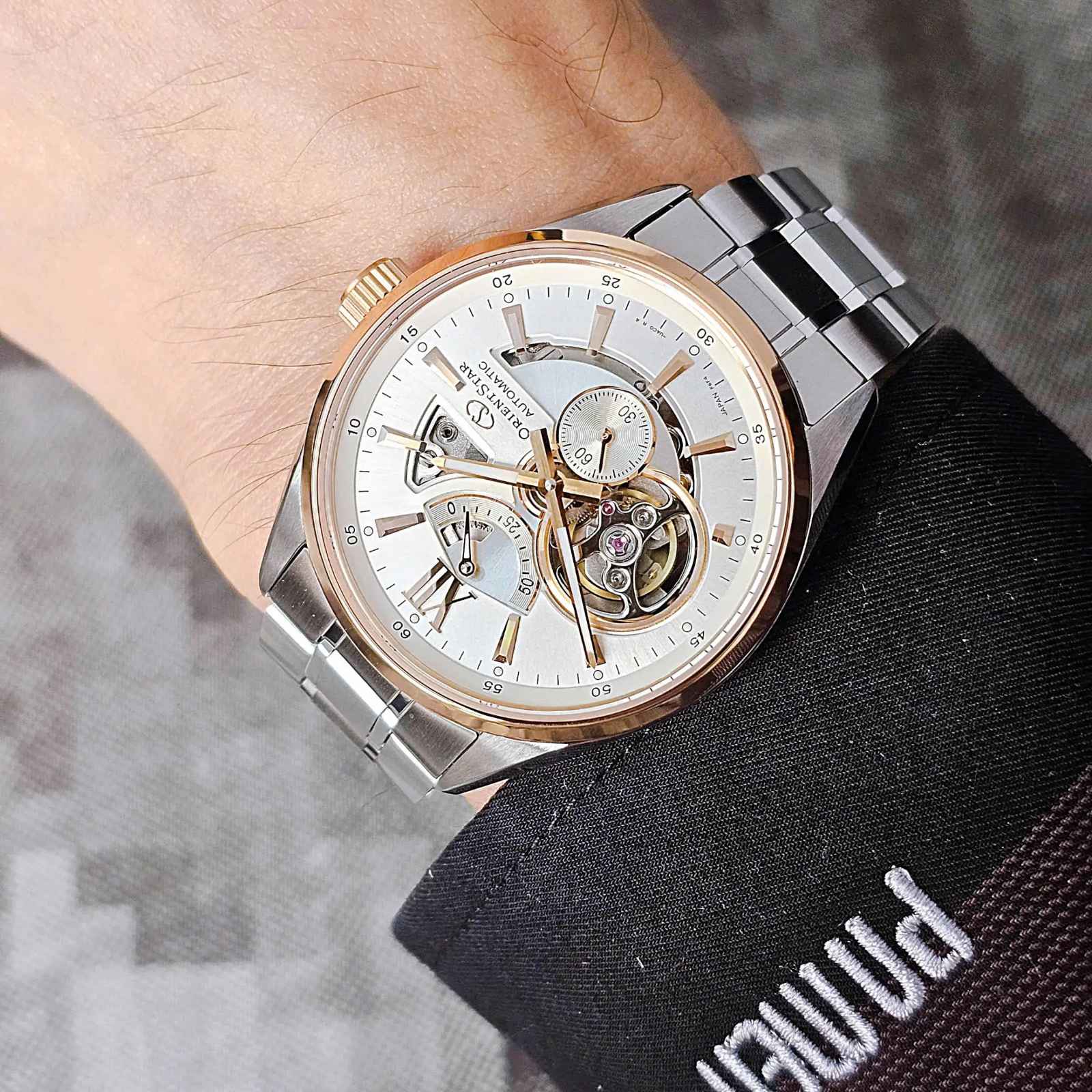 Orient Star Joker Automatic Semi Skeleton Rose Gold RE-AV0123G (Made in Japan)